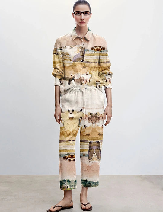 oxfordshirt coord set for women
