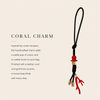 Coral Bag Charm