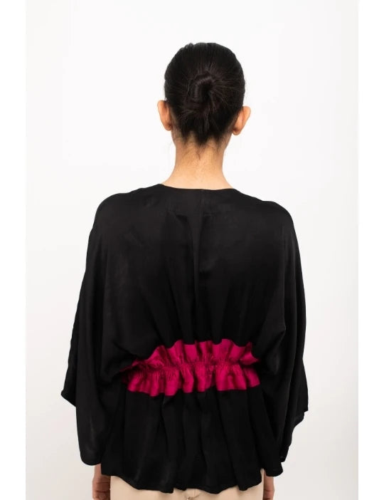 Black-Wine Short Cape