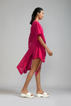 fringed kaftan set - Pink
