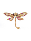 Pink Dragonfly Brooch