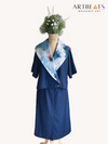 Nebula Scarf Top with Skirt