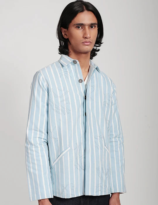 Sapphire Horizon Shacket