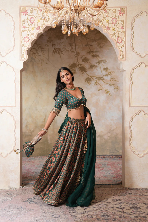 Mayuri Heer Lehenga Set With Dupatta