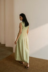 Dew Mint Green Smocked dress