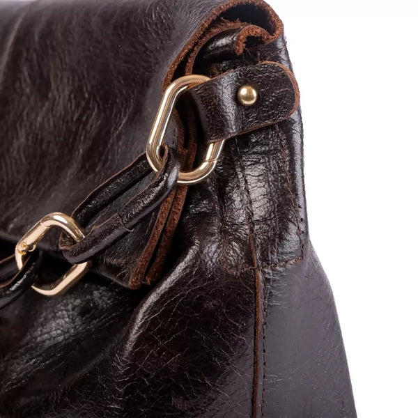 SIENA CLUTCH Dark Brown