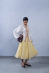 Gathered Skirt Yellow