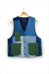 Un Denim - Upcycled Denim Gilet Jacket | G144