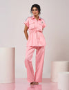 Peach-Pink Co-ord Set