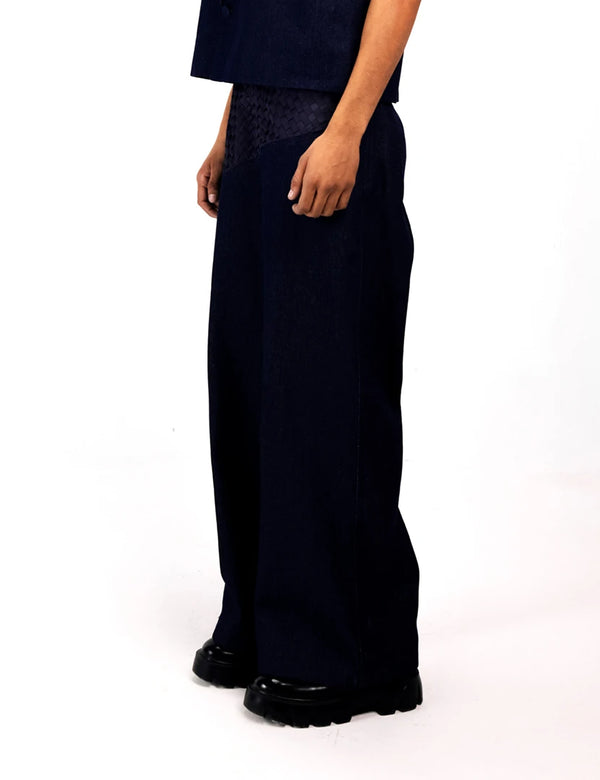 INDIGO DRIFT TROUSER