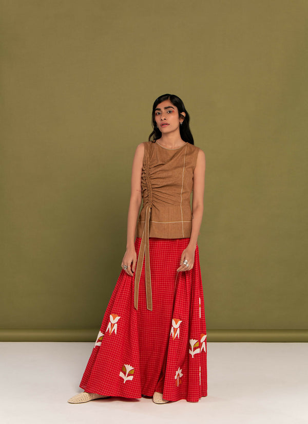 Supriya top and skirt set