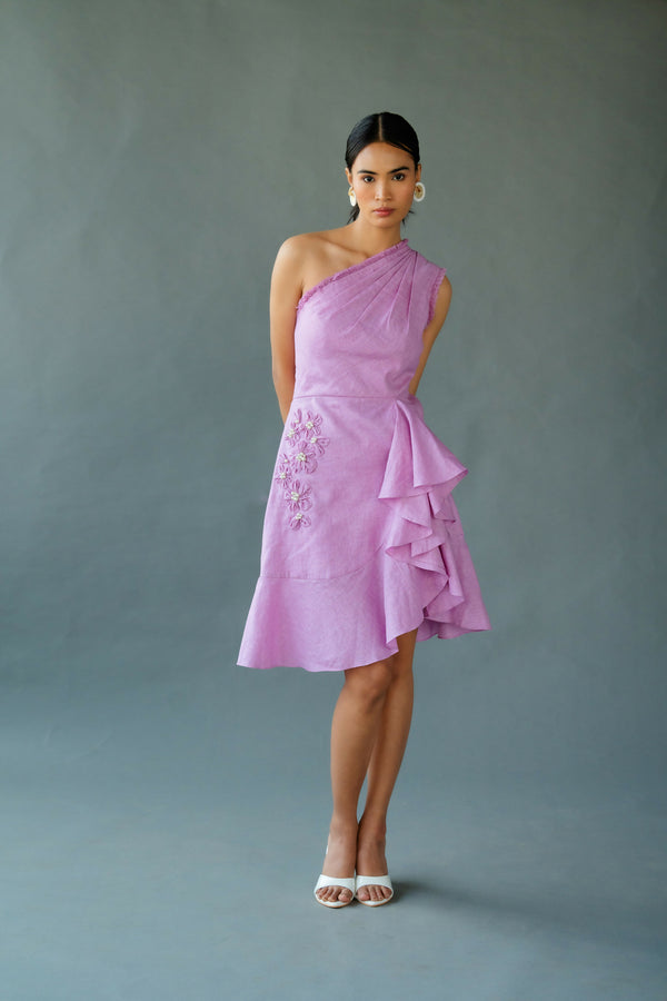 Lavender Short Dress