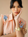 Peach Short Dress