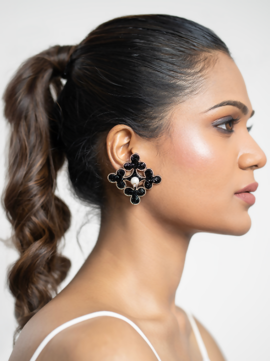 Macro Club Stud Earrings
