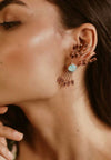 HAMA EARRINGS-blue&pink