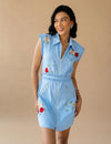 Blue Short Dress