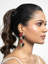 Dual Tone drop Earrings