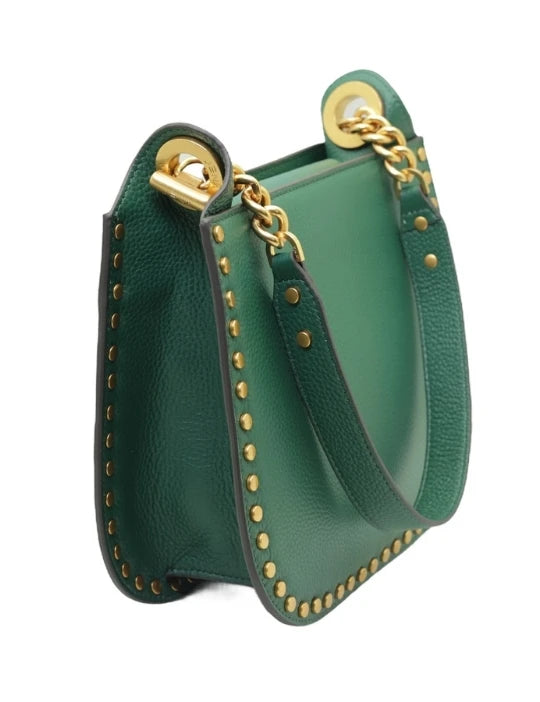 JENA X GREEN Studded Shoulder Bag