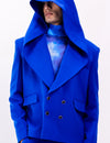 CELESTIAL DRIFT HOODED BLAZER