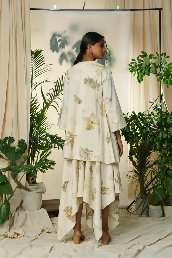 Live Leafy Kurta-Skirt Set