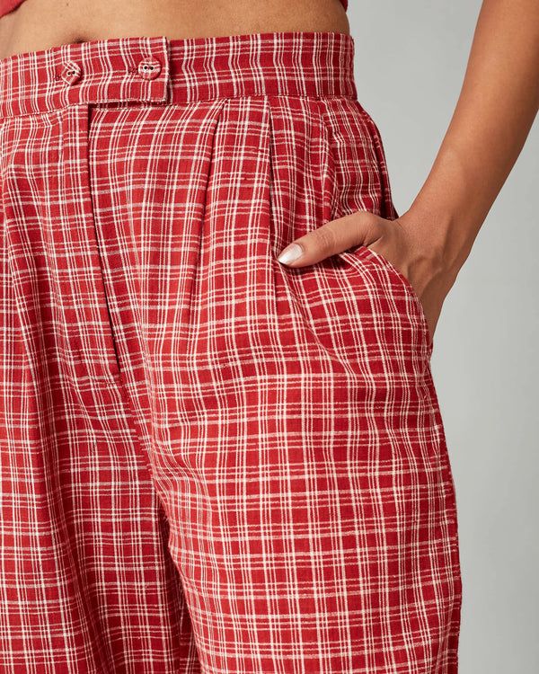 Red Suri Co-ord Set