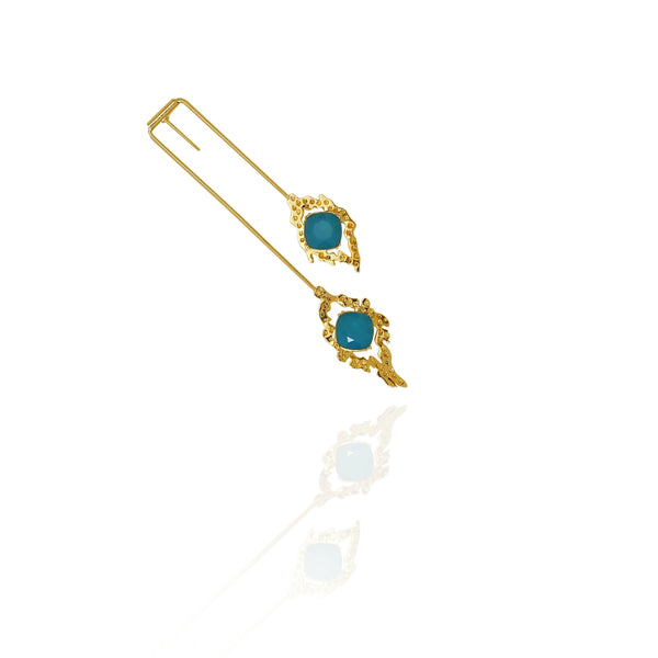 Athena Earrings- Blue