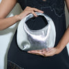 Zain Mini Hobo - Silver