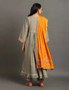 Grey Haseena Kurta Set