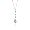 Rio Y Necklace-Blue