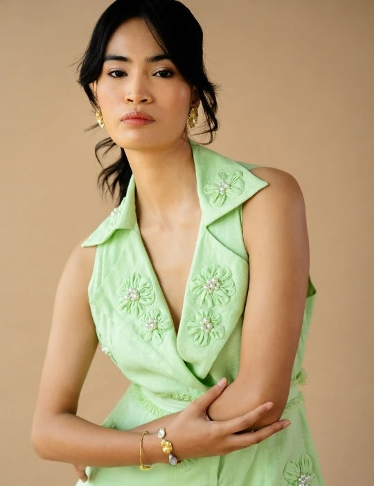 Green Short Dress