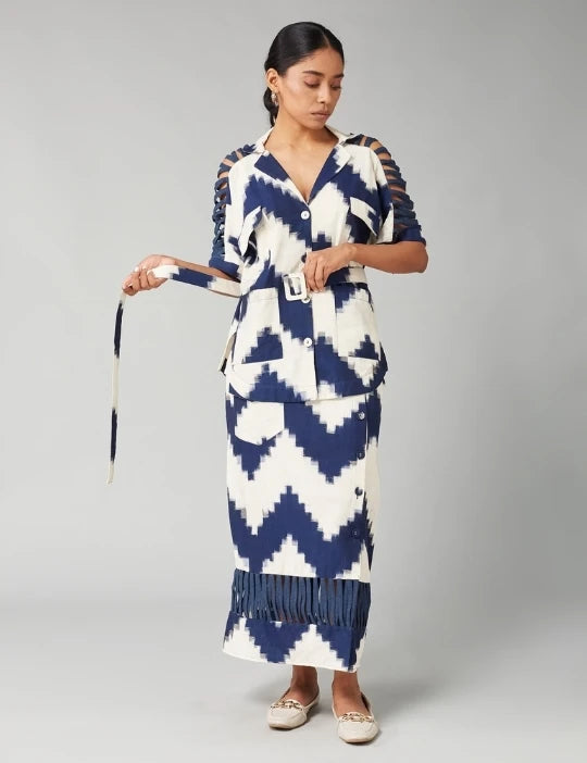 Blue Hillary Co-ord Set