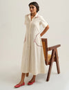 CIRCLE EMBROIDERED DRESS