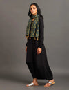 Black Boho Balloon Dress