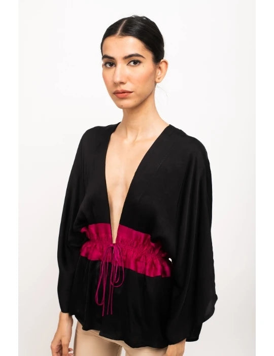 Black-Wine Short Cape