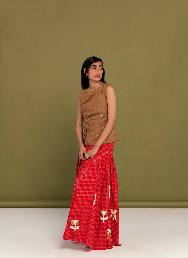 Supriya top and skirt set