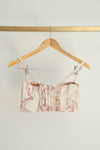 Pink Foliage 3-Piece Set (With Bralette)