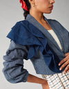 Indigo Arani jacket