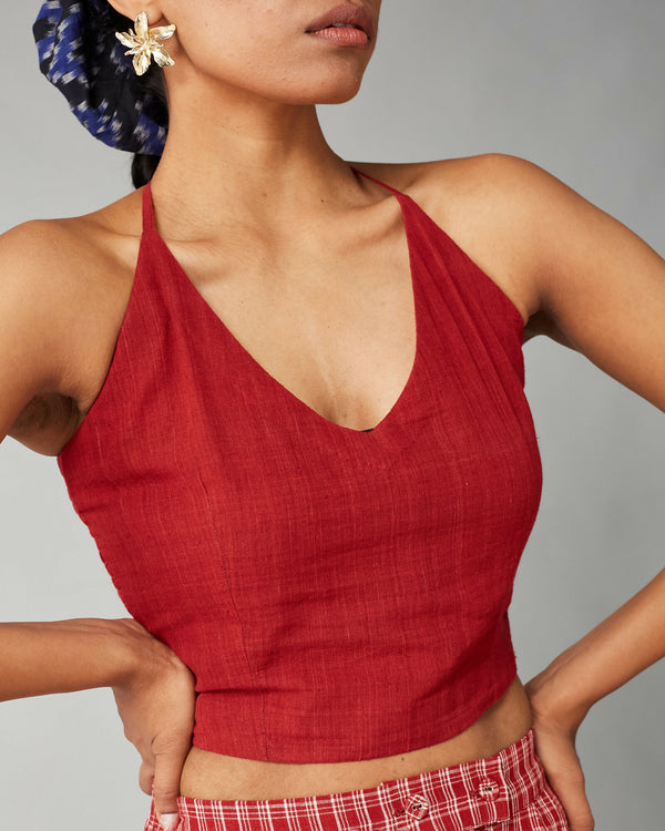 Red Suri Co-ord Set
