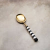 Black & White Serving Spoons Set