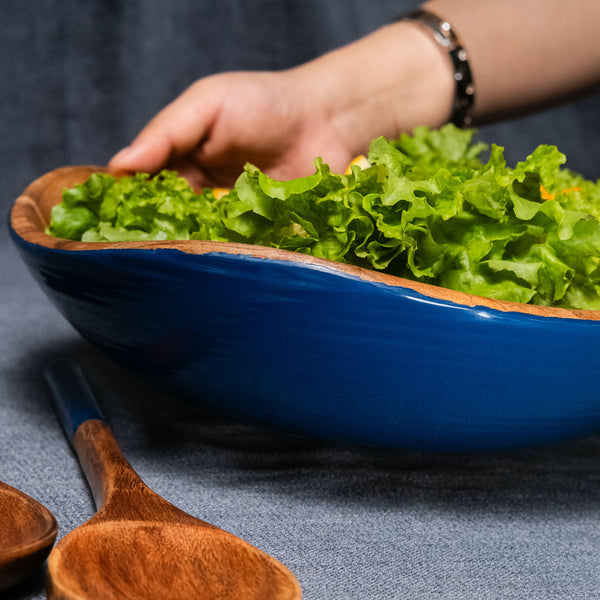 Salad Bowl - Abstract Blue