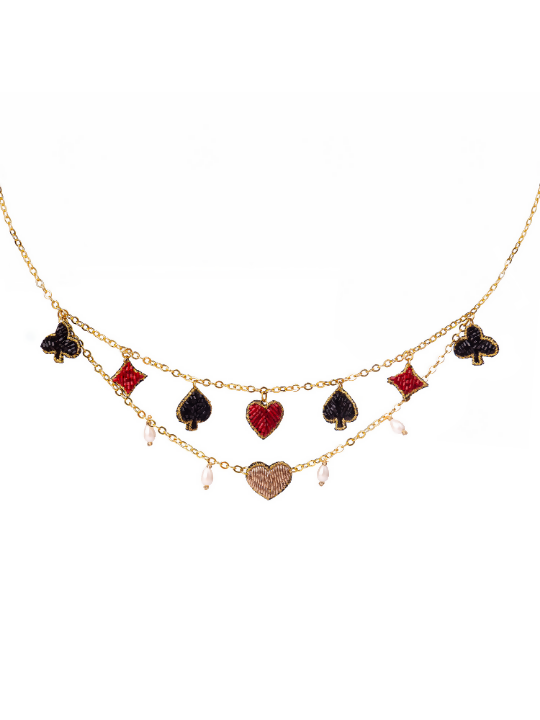 Suits Of Cards Charms Chain