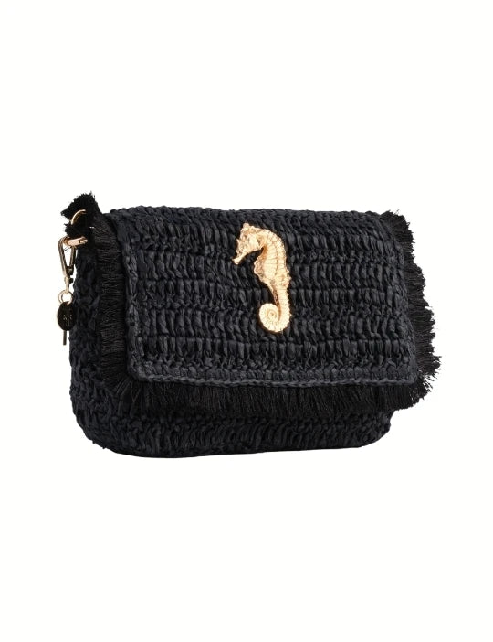 Raffia Crossbody