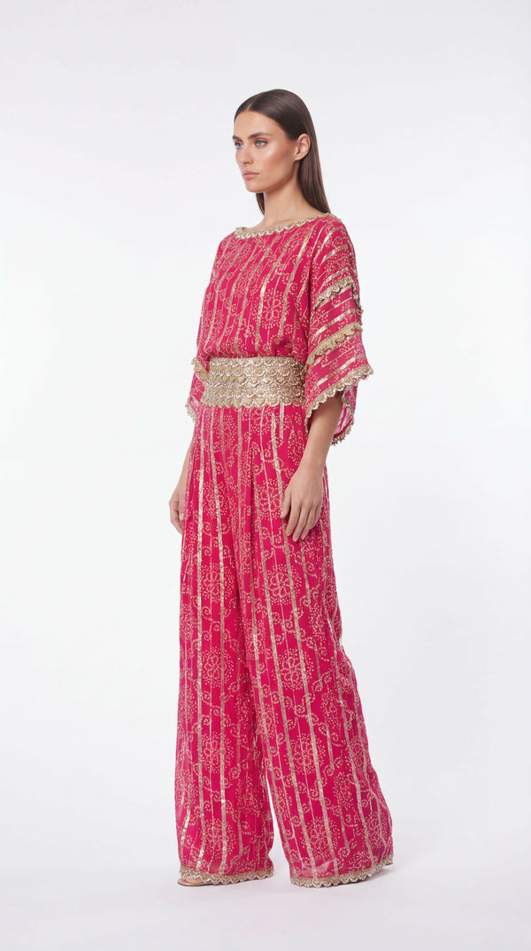 Astra Bandini Top & Lehenga Skirt
