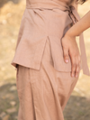 Linea Wrap Top - tan