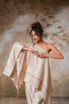 Kohra Tissue Silk Kaftan Set