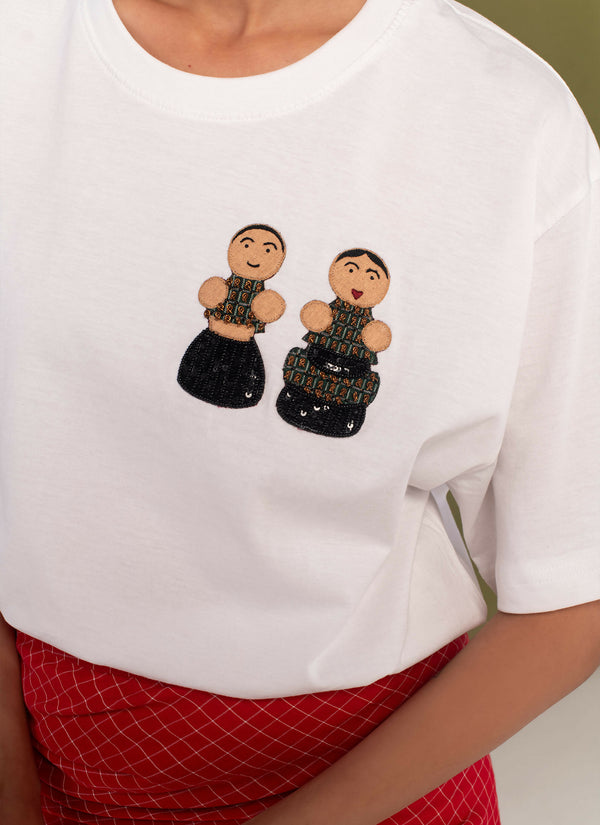 Chinmayee T shirt - WHITE