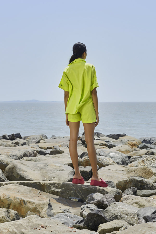 Neon Green Ekin Shirt