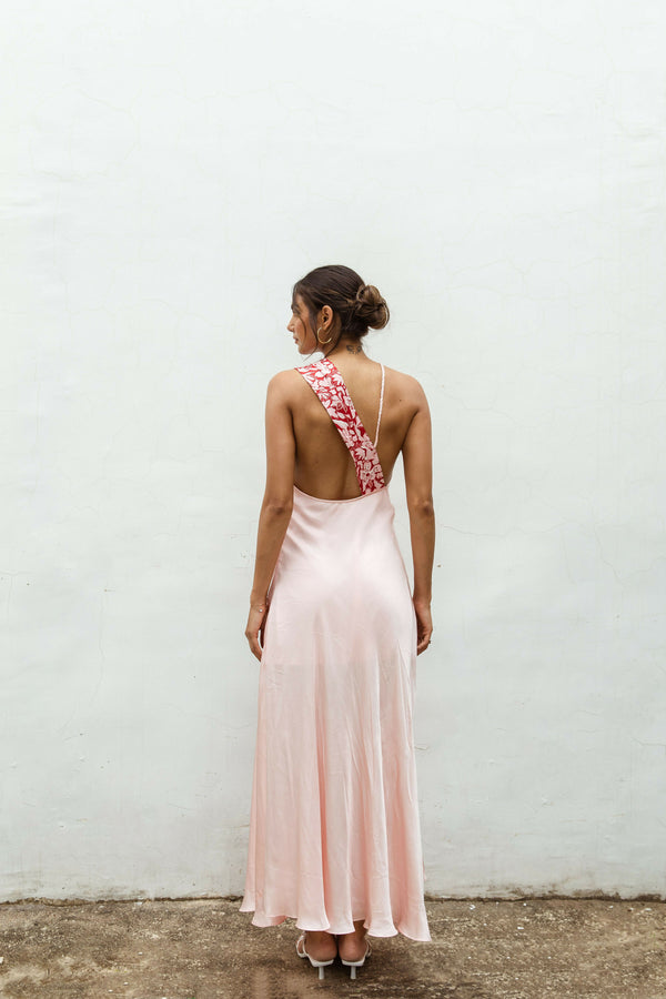 Silvia Maxi Asymmetrical Dress