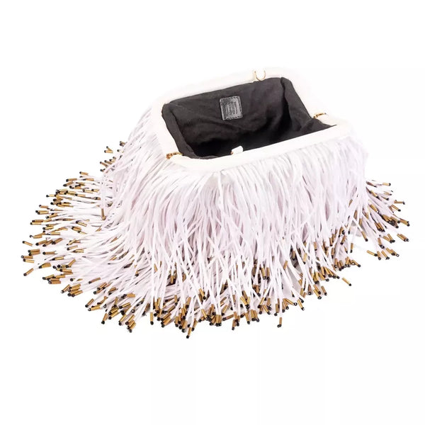 AMARA FRINGE White Gold