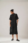 MJ Pleated Dress (Black)